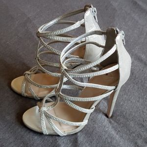 Heart in D Silver Stilettos